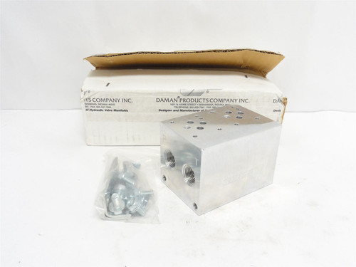 Daman AD03P022P; CETOP Manifold; 3000PSI; 1/2NPT; 2-Station