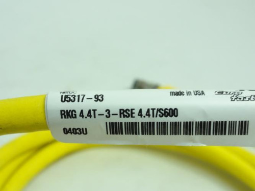Turck RKG 4.4T-3-RSE 4.4T/S600; Euro Fast Cable U5317-93; 2m
