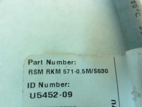 Turck RSM-RKM-571-0.5M/S630; Cordset; 0.5M Length