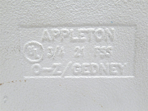 Appleton FSS-2-75-A; Weatherproof Electrical Box; 3/4NPT