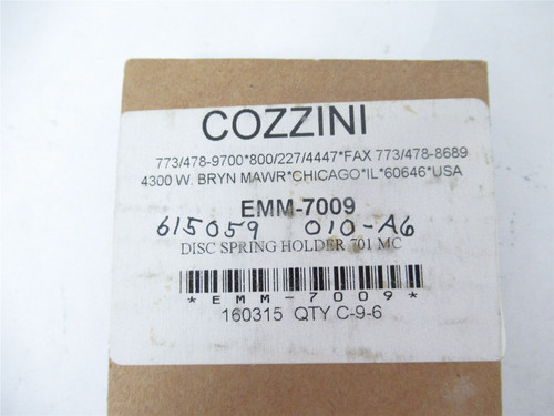 Cozzini Prime Edge EMM7009; Disc Spring Holder 701 Multi Cut