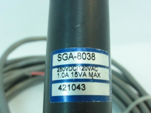 Telemecanique SGA-8038; Magnet Switch; 250VDC; 120VAC; 1A; 15VA