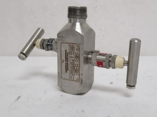 Anderson M25VIS-46; Instrument Gauge Valve; 5000Psi; SS-316; 1/2NPT