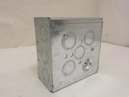 Raco 257; Electrical Box; 4-11/16" Height x 4-11/16" Wide