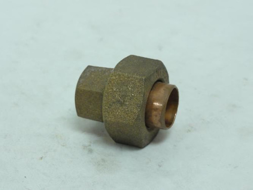 Nibco 733-3/8; Cast Bronze Union; 3/8" C x C