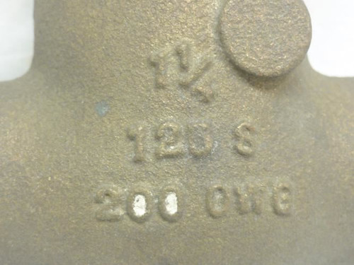 Stockham B-309C-1-1/4; Inline Check Valve 1-1/4"; Bronze; Solder