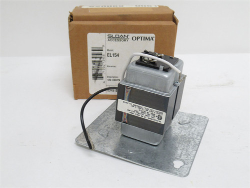 Sloan EL154; Automatic Flush Valve Transformer; 50vA; 120VAC