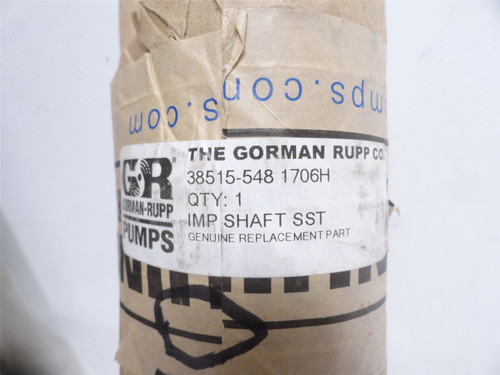 Gorman-Rupp 38515-548-1706H; Impeller Shaft; 21-3/4" Long