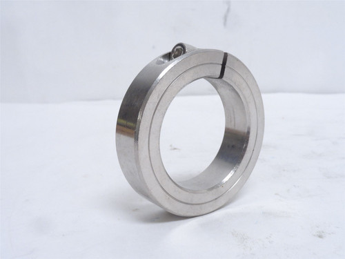 Climax 1C-200-S; One-Piece Shaft Collar; SS; 2"ID x 3"OD