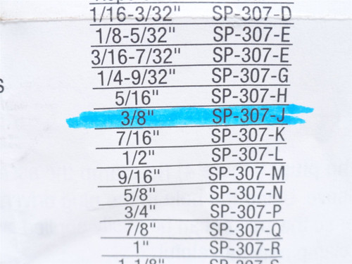 Electroline SP-307-J; Plug Assy Kit For Wire Rope; Size: 3/8"