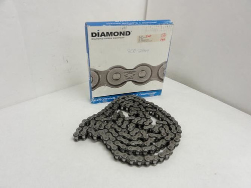 Diamond XAP-1233-D-010; SS Riveted Roller Chain # 60; 10" Length