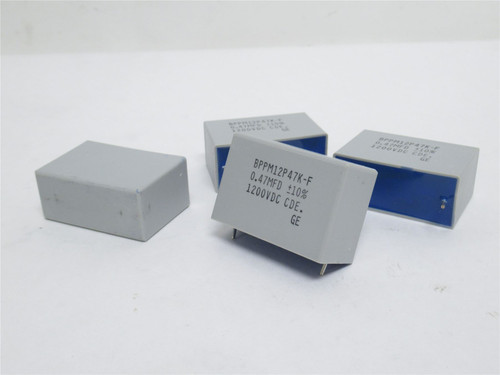 Cornell BPPM12P47K-F; Lot-4 Film Capacitors; 0.47MFD; +/-10%