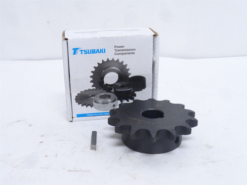 Tsubaki H50B14F-3/4; Hardened Sprocket #50; 14 Teeth; 3/4"ID