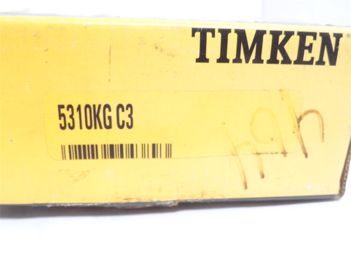 Timken 5310KG/C3; Double Row Angular Contact Bearing; 50mmID