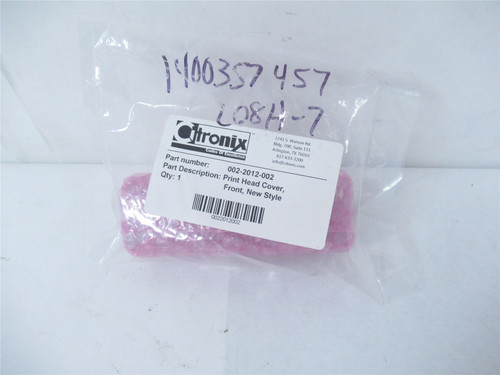 Citronix 002-2012-002; Print head cover front factory sealed
