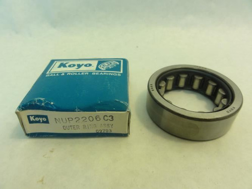 Koyo NUP2206C3; Outer Ring Assembly; 30mm ID; 62mm OD