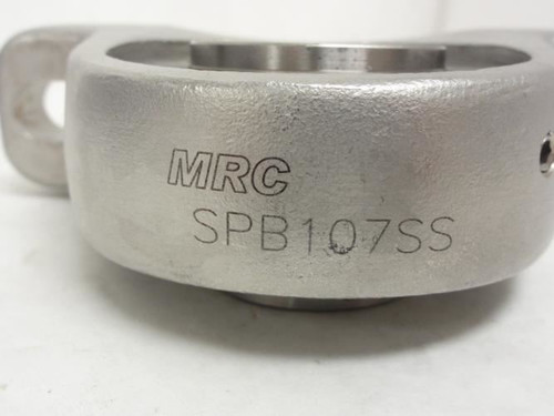 MRC SPB107SS; Pillow Block Bearing; SS; 1-7/16"ID; 2-Bolt