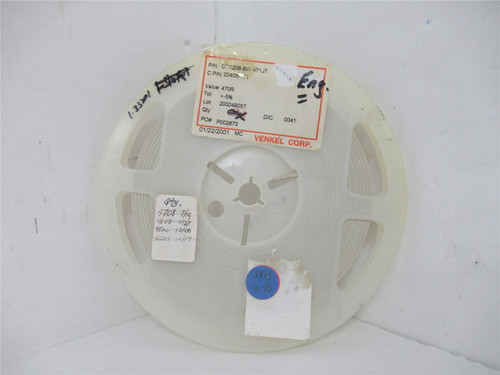 Venkel CR1206-8W-471JT; Lot-3700 Resistor Chip; 470R; +-5%