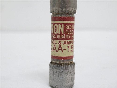 Bussmann KAA-15; Lot-3 Rectifier Fuse; 15A; 130VAC