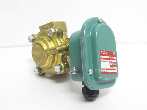 Asco WPE220-025; Brass Solenoid Valve; Steam; 10BAR; 1NPT