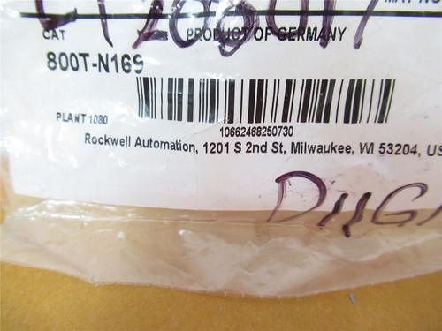 Allen-Bradley 800T-N169; Lot-7 30mm Replace Lamp120 V