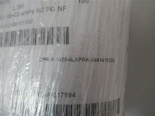 Ilapak 3441415236; Lot-15 White Continuous Belt 92.7"Lx5.9"W
