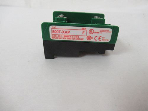 Allen-Bradley 800T-XAP; Shallow Block 10A 1NO-1NC 600VAC