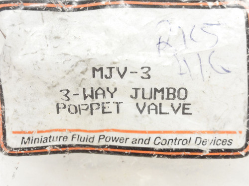 Humphrey MJV-3; Jumbo Popet Valve; 3-Way; 1-NC 1/8NPT