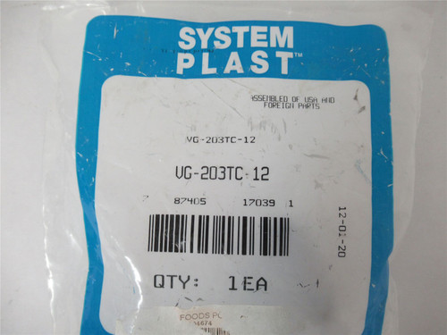 System Plast VG-203TC-12; Flat Top Conveyor Chain Accessory -