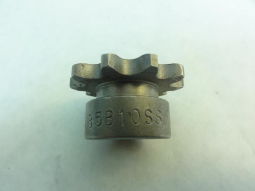 Martin 35B10SS-5/8; SS Sprocket # 35; 10T; 5/8"ID