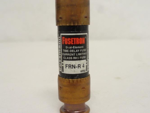 Bussmann FRN-R 4; Time Delay Fuse; 4A; 250VAC/125VDC