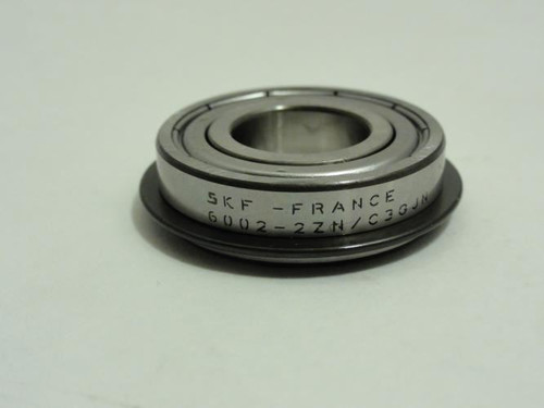 SKF 6002 2ZNRJEM ; Ball Bearing; 15mm ID x 32mm OD x 9mm Wide