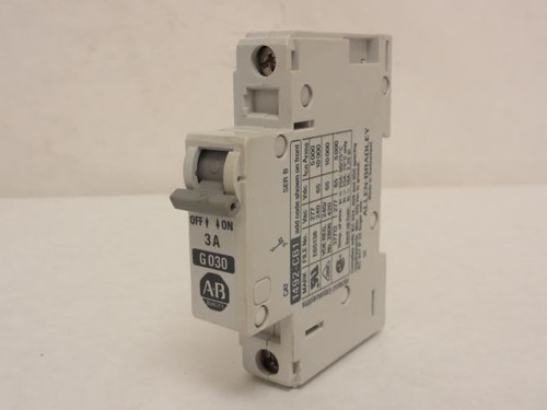 Allen-Bradley 1492-CB1G030; Circuit Breaker; 3A; 277/240VAC