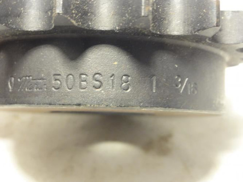 Martin 50BS18-1-3/16; Sprocket # 50; 18T; 1-3/16"ID
