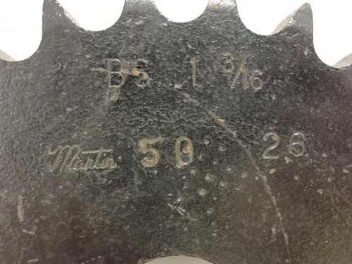 Martin 50BS26-1-3/16; Sprocket # 50; 26Teeth; 1-3/16"ID