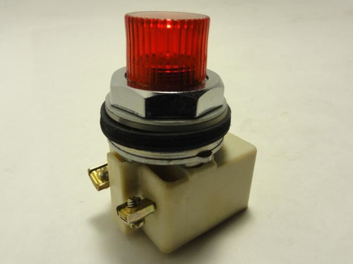 Square D 9001KP1R9; Pilot Light; 110/120V; 50/60Hz; Red