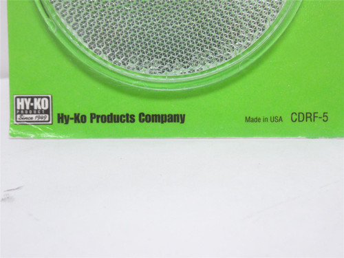 HY-KO CDRF-5; Pack-2; Crystal Plastic Nail On Reflectors
