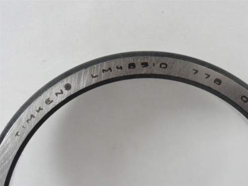Timken LM48510; Roller Bearing Cup; 2.5625" OD; 0.55" Width