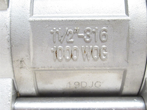 VNE EG90CC-61.5; Sanitary Ball Valve SS-316 Size -1/2"