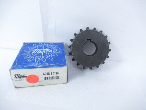 Martin 6018 1-7/16; ChainCoupling Sprocket #60 18T 1-7/16" ID