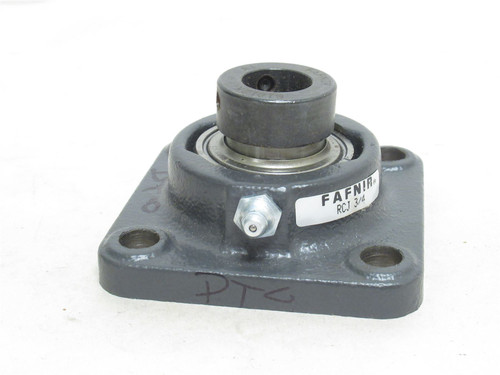 Fafnir RCJ-3/4; Flange Bearing; 3/4"ID; 4-Bolt Collar Locking