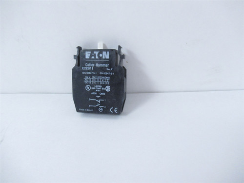 Eaton E22B11; Switch Contact Block 22.5mm 1 NO/1NC