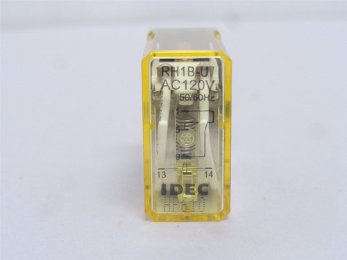 IDEC RH1B-UAC120V; Blade Relay 10A; 240VAC; Coil: 120VAC