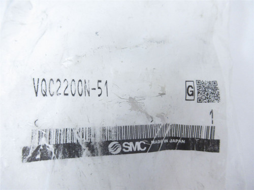 SMC VQC2200N51; Pneumatic Solenoid 5 Port 24 VDC