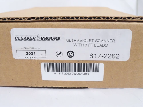 Cleaver Brooks 817-2262; UV Flame Scanner; 36" Leads