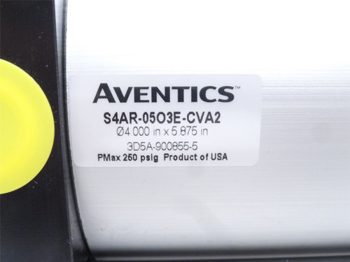Aventics S4AR-0503E-CVA2; Air Cylinder; 4"ID x 5-7/8" Stroke