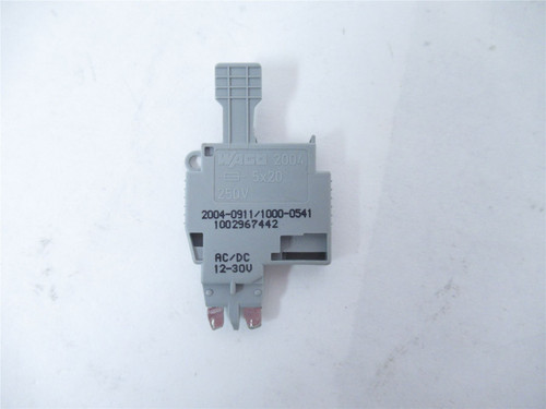 Wago 2004-0911/100-0541; Fuse Holder 5x20mm fuse current 6.3A