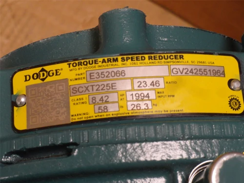 Dodge 352066; Screw Conveyor Reducer SCXT225E 23.46:1 Ratio