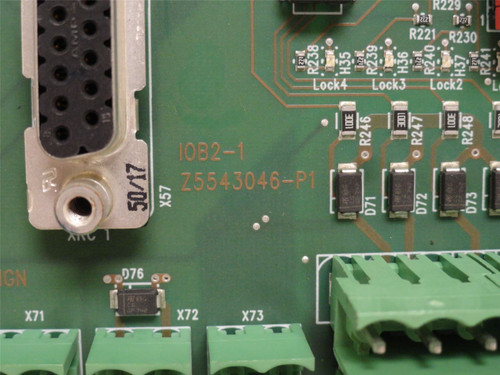 Zebra Z5543046-P1; VGA Connection PC Board IOB2-1