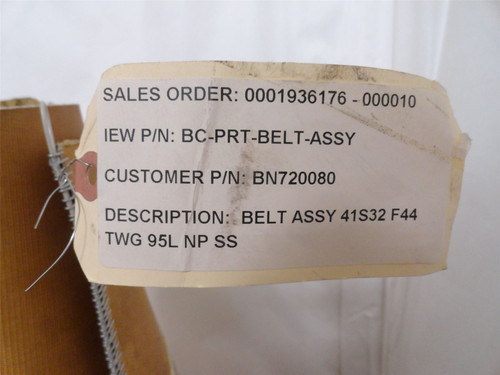 Portec BC-PRT-BELT-ASSY-32.75; Turn Conveyor 32.75"W x 10'L
